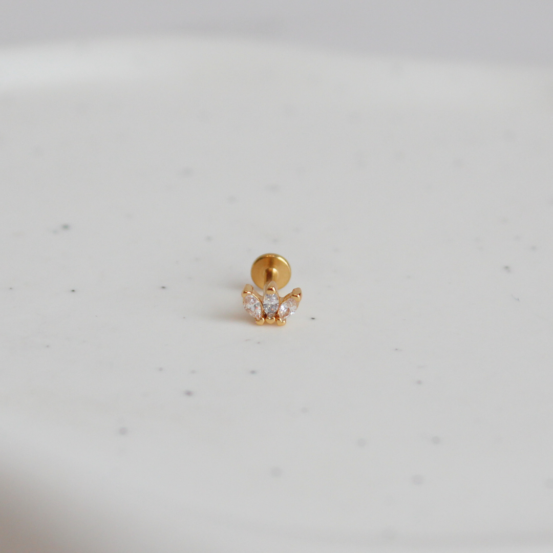 Crown Flatback Stud