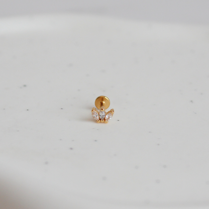 Crown Flatback Stud