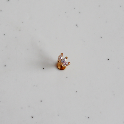 Crown Flatback Stud