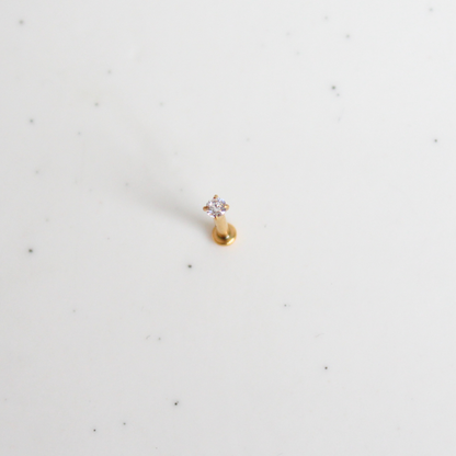 Tiny Jewel Flatback Stud (pushback)