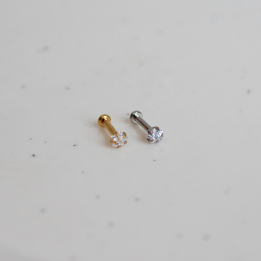 Star Jewel Flatback Stud (Screwback)